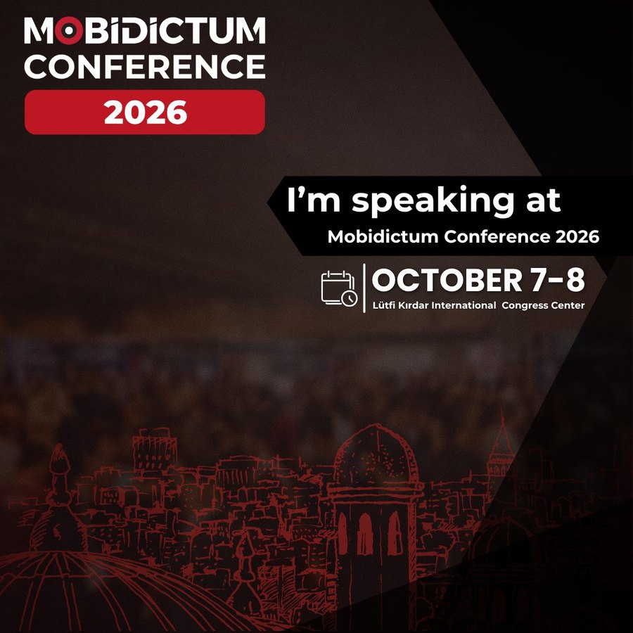 Preview of the I am speaking at card for Mobidictum Conference 2026