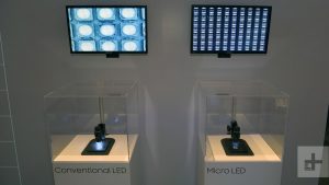 MicroLED vs Conventional LED
