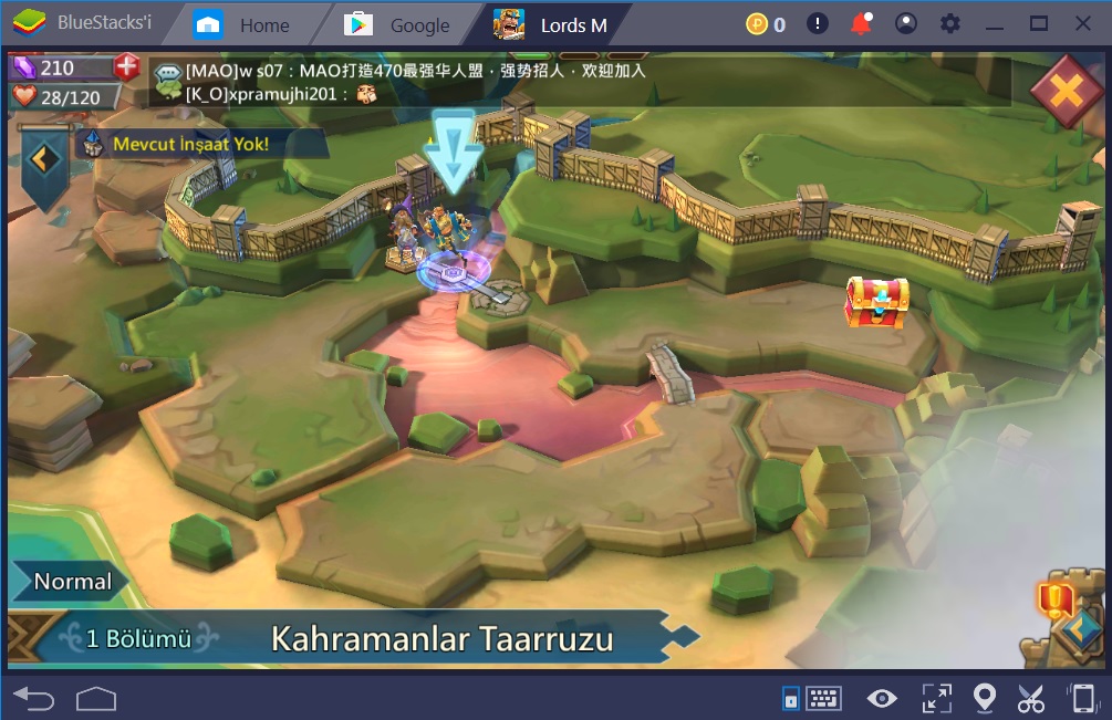 Lords Mobile Kahraman Taarruzu