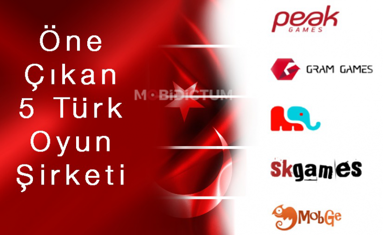 Öne Çıkan 5 Türk Mobil Oyun Şirketi Öne Çıkan 5 Türk Mobil Oyun Şirketi
