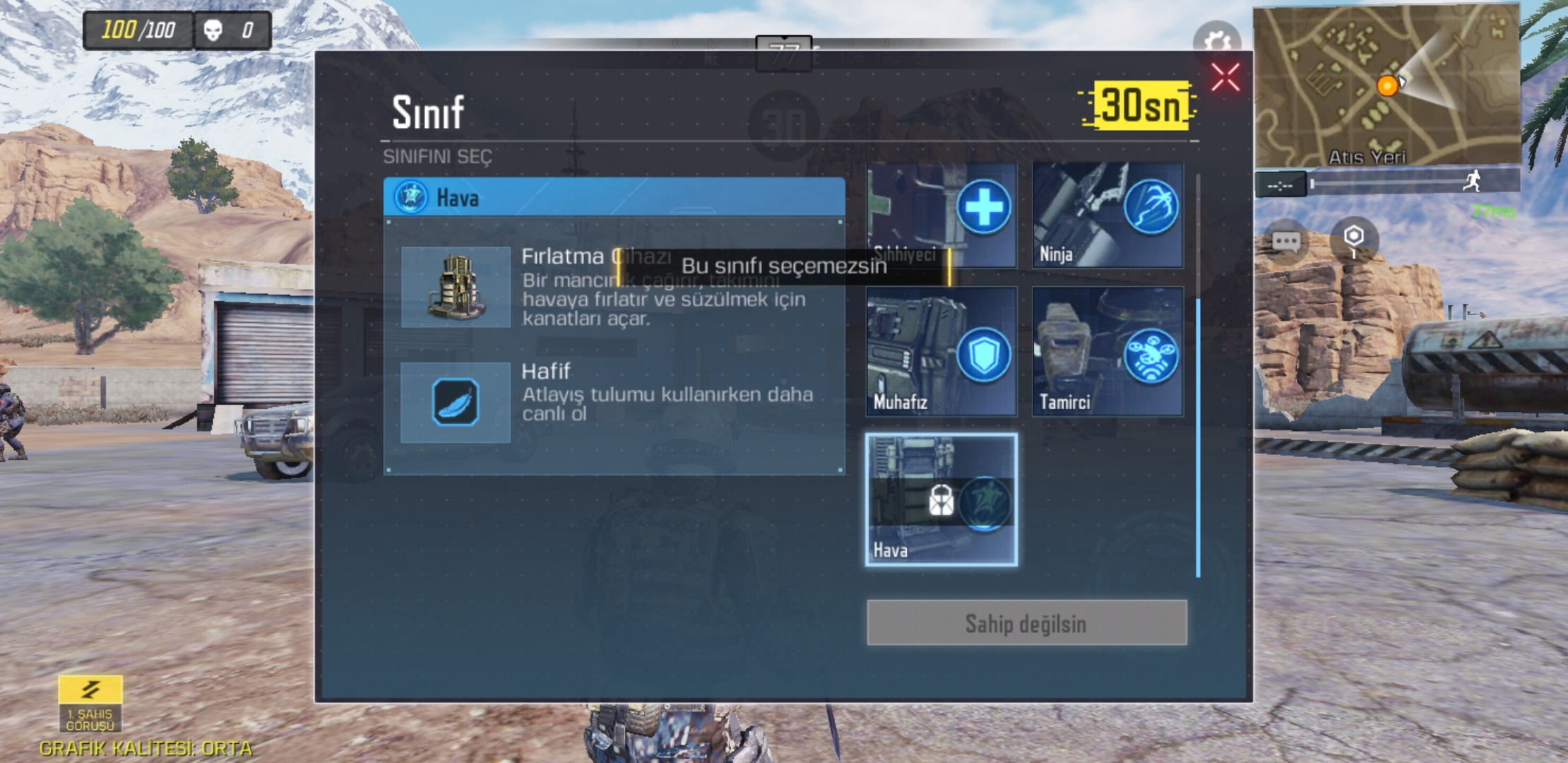 Call of Duty Mobile Karakter Sınıfları - Hava