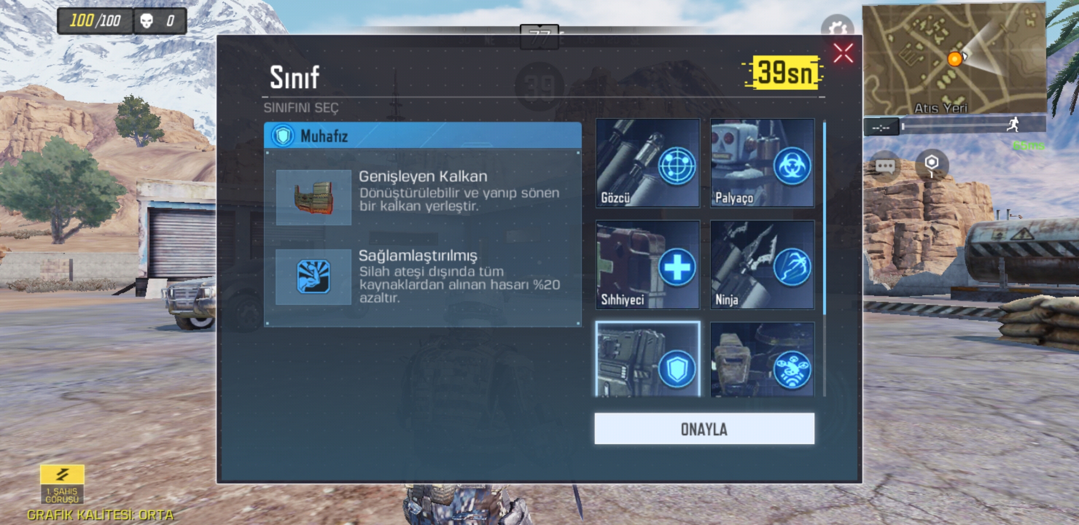 Call of Duty Mobile Karakter Sınıfları - Muhafız