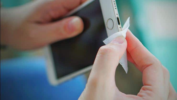 cep telefonu temizliği