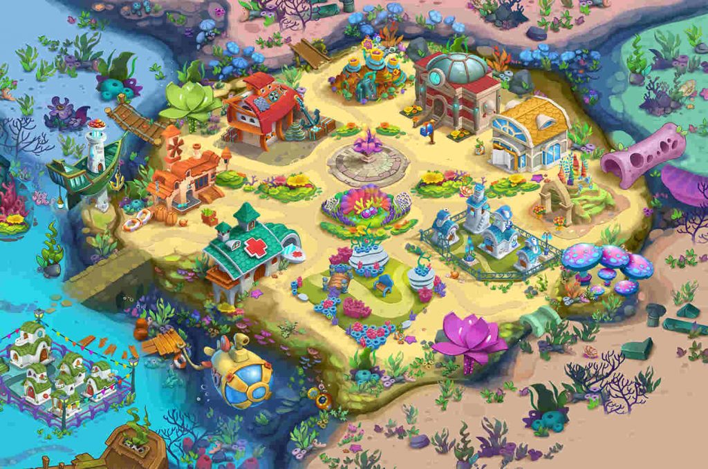 Undersea Solitaire Tripeaks
