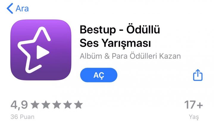 Bestup - Ödüllü Ses Yarışması
