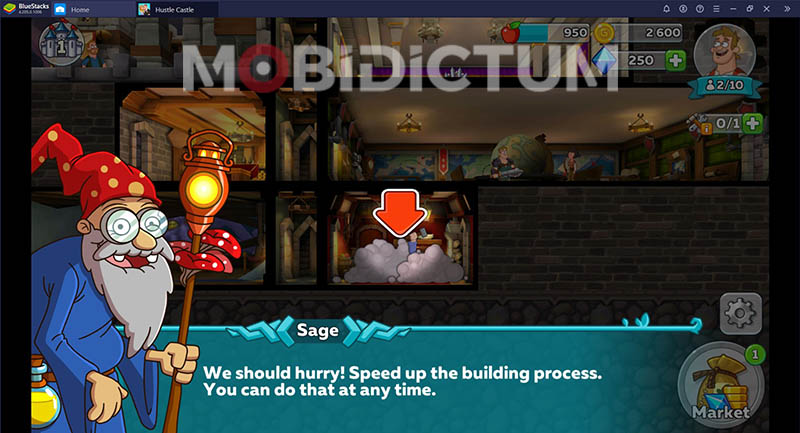 hust castle bluestacks