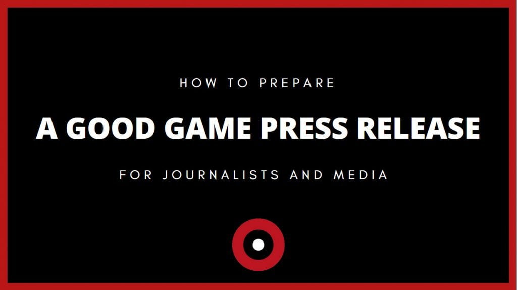 prepare a good game press release final