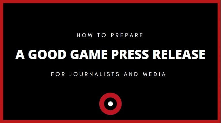 prepare a good game press release final