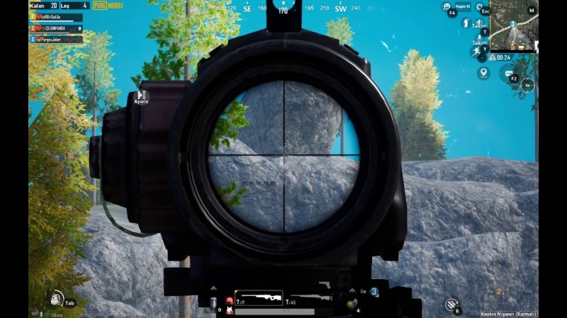PUBG Mobile en iyi keskin nişancı