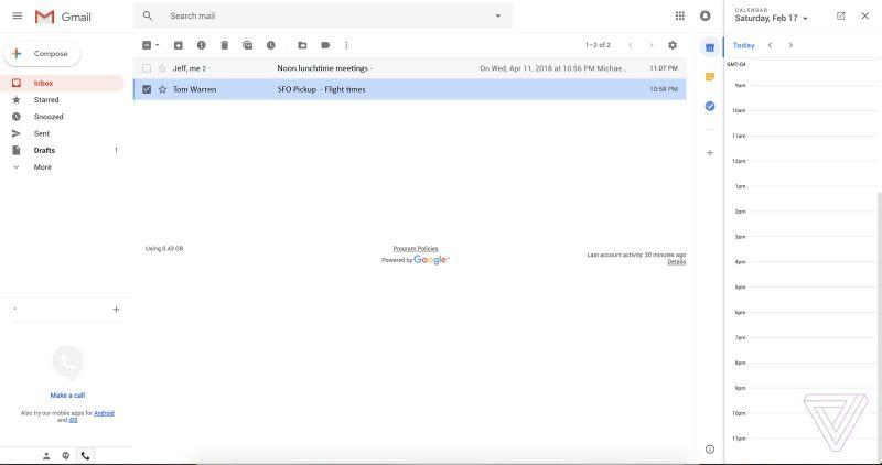 Gmail tasarım değişikliği
