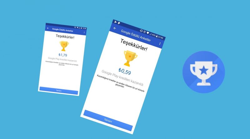 Google Ödüllü Anketler