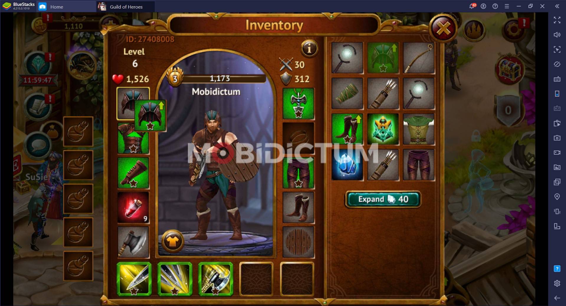 Guild of Heroes daha iyi eşya giyme