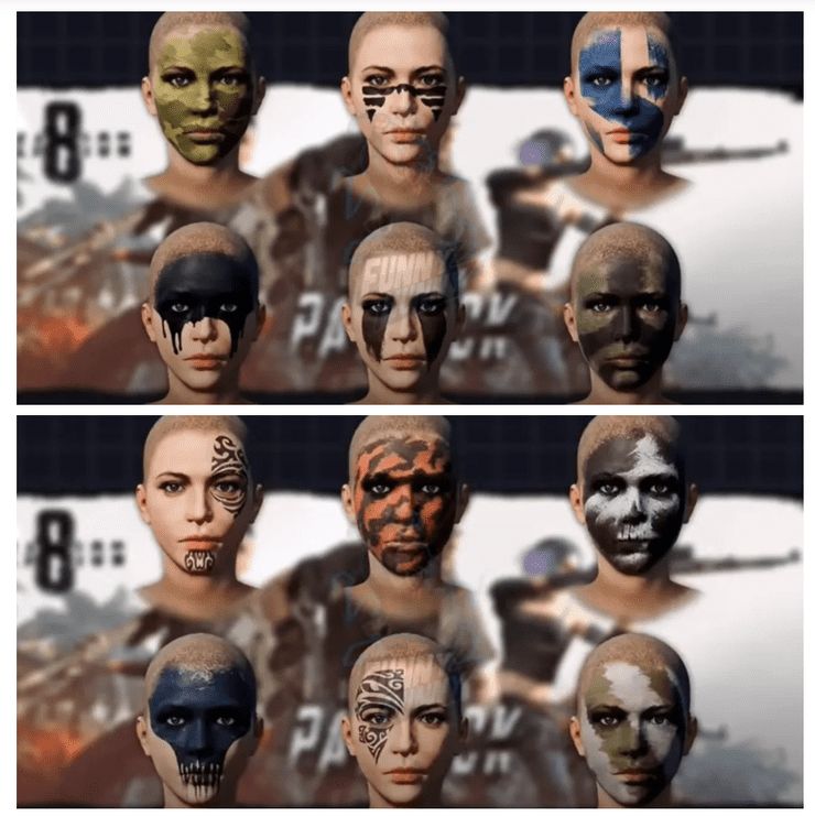PUBG Mobile yüz maskeleri