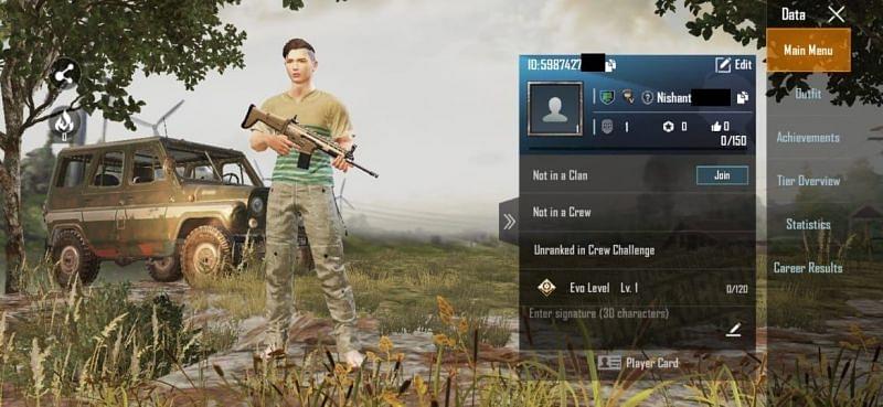 PUBG Mobile kimliği ve karakter adı bulma