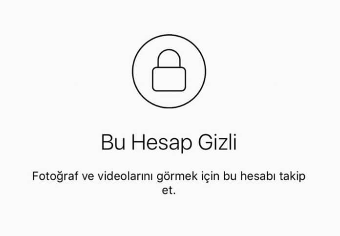 Instagram hesabı nasıl gizli profil yapılır