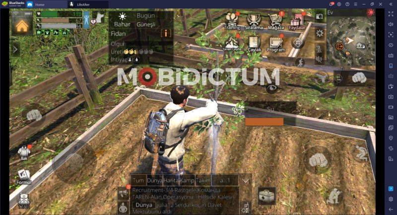 LifeAfter Ağaç Sulamak