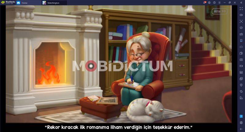 Matchington Malikanesi bulmaca oyunu