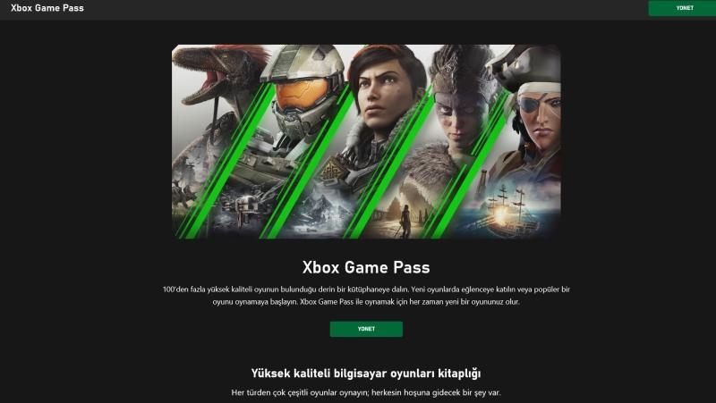 Xbox Game Pass Oyunları
