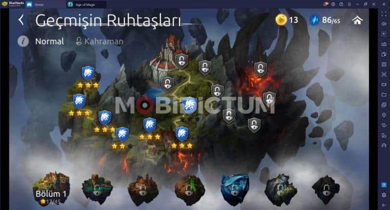 Age of Magic Bölümler