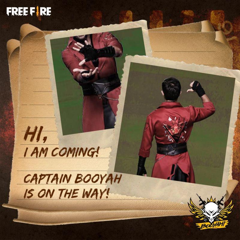 Free Fire Captain Booyah karakteri