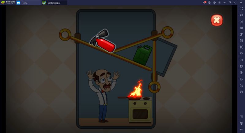 Gardenscapes mini oyun