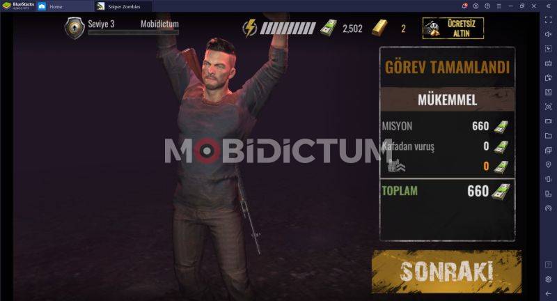 Sniper Zombies Ödüller