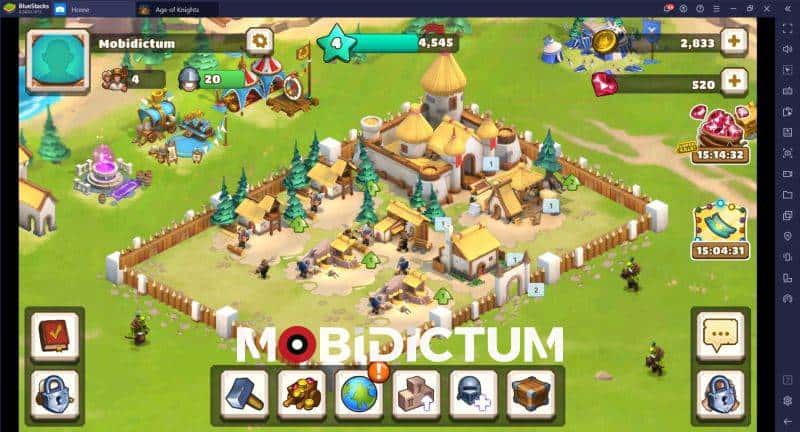 age of knights şehir