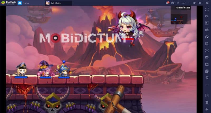 New MiniBattle'ı bilgisayar üzerinden oynayarak daha yüksek FPS elde edebilirsiniz.