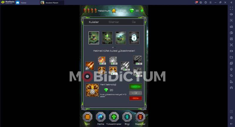 Ancient Planet Yükseltmeler