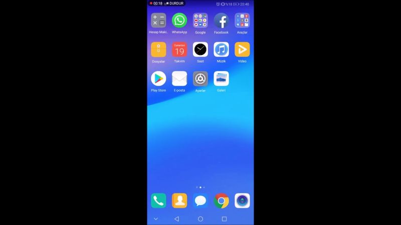 Huawei Ekran Videosu Alma