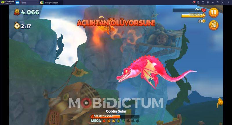 Hungry Dragon açlıktan ölmek