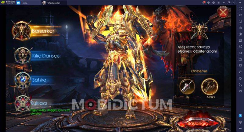 Legacy of Discord karakter seçimi