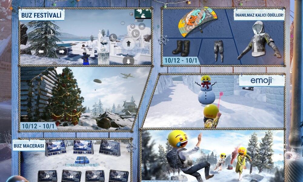 PUBG Mobile Buz Festivali Eşyaları