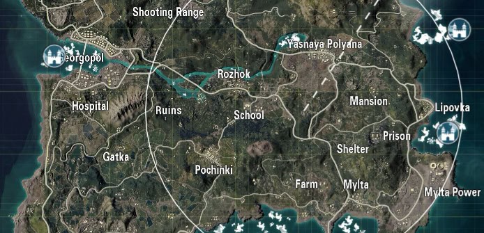 PUBG Mobile Buz Kaleleri nerede