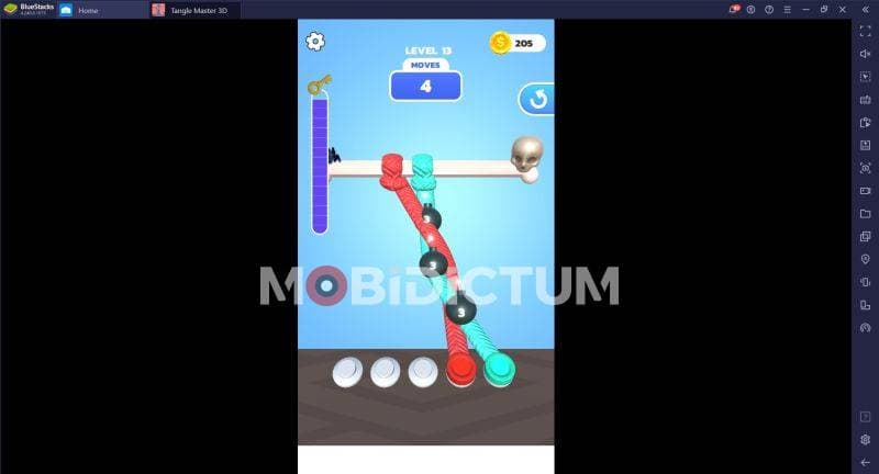 Tangle Master 3D Farklı bölümler