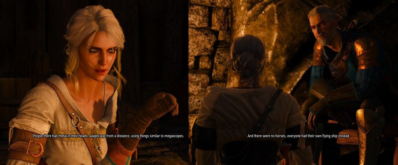 The Witcher 3 Ciri ve Geralt Konuşmaları