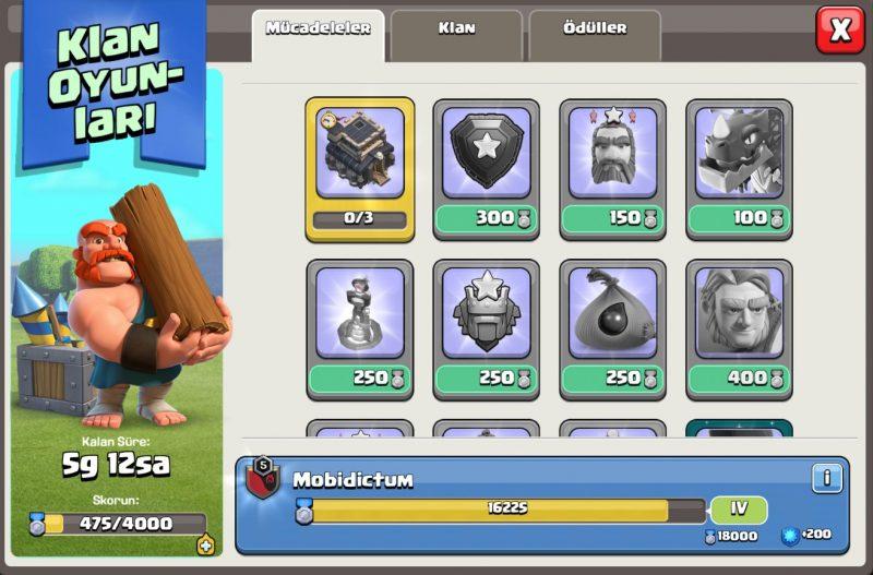 clash of clans klan oyunları