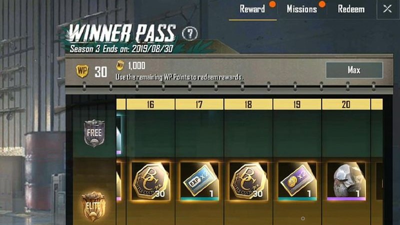 PUBG Mobile Lite Sezon 19 Winner Pass