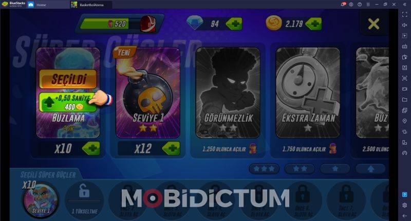 Basketbol Arena Özel Güç