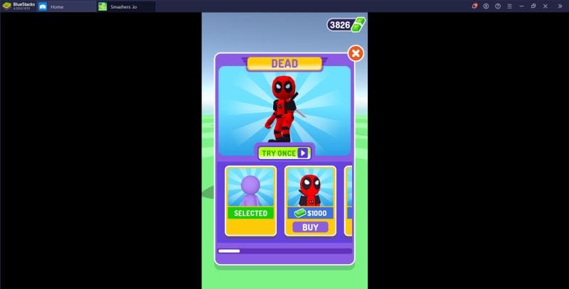 Smasher.io Skin değiştirme