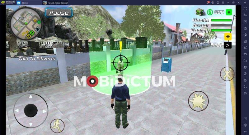 Grand Action Simulator diyalog