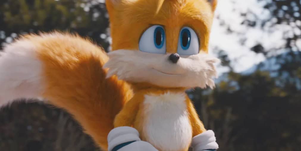 Sonic the Hedgehog filminden, Tails'ın görüntüsü.