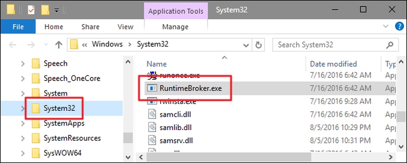 Runtime Broker Silme