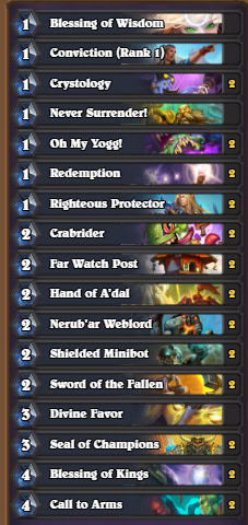 Hearthstone Paladin En iyi Desteleri