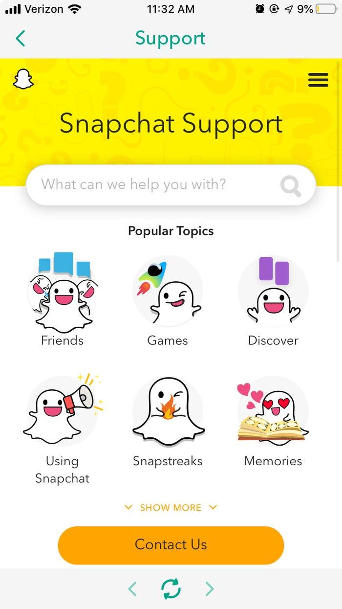 Snapchat Türkçe'ye çevirme