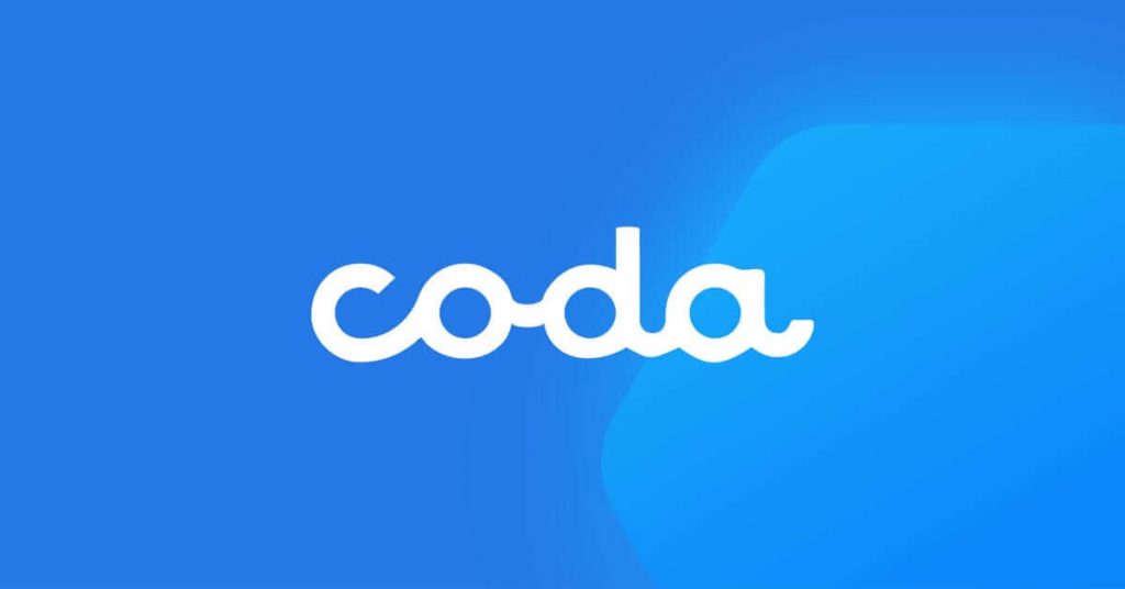 coda platform logo blue