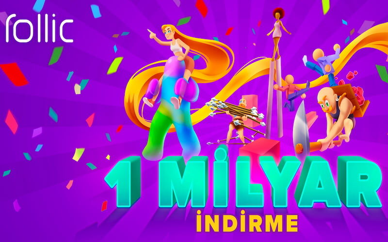 rollic 1 milyar indirme