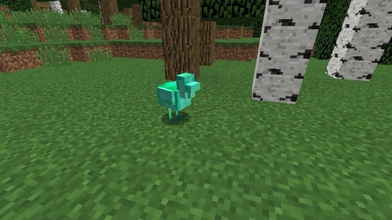 Minecraft Elmas Yumurtlayan Tavuklar