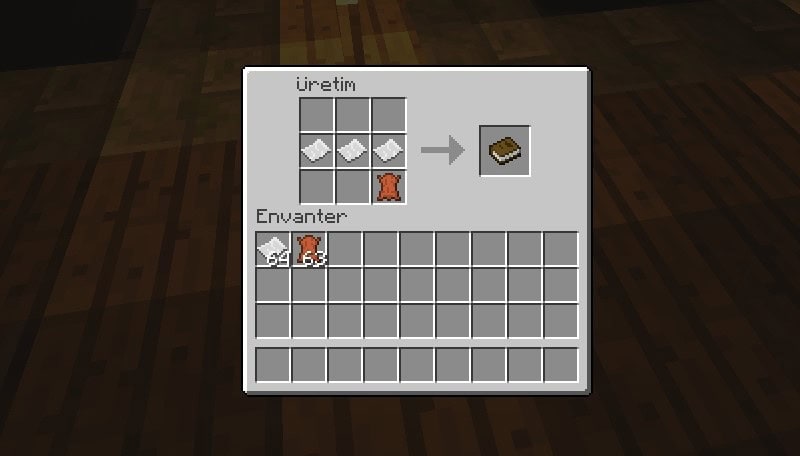 Minecraft Kitap ve Tüy Yapımı