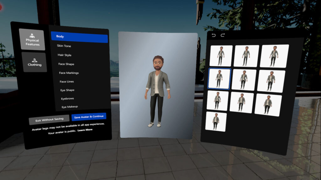 Oculus Meta Avatars